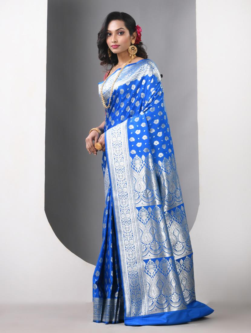 women self design banarasi saree with blouse - 21839649 - Standard Image - 2
