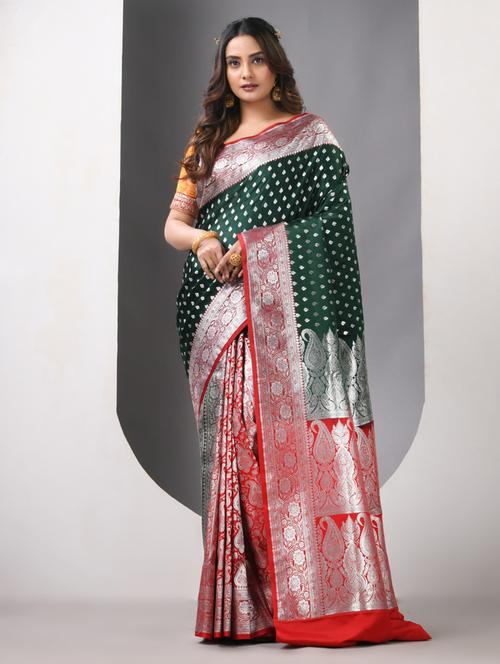 women self design banarasi saree with blouse - 21839655 -  Standard Image - 0