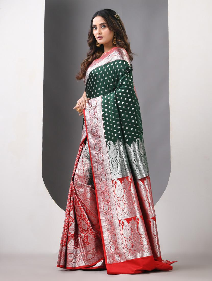 women self design banarasi saree with blouse - 21839655 - Standard Image - 2