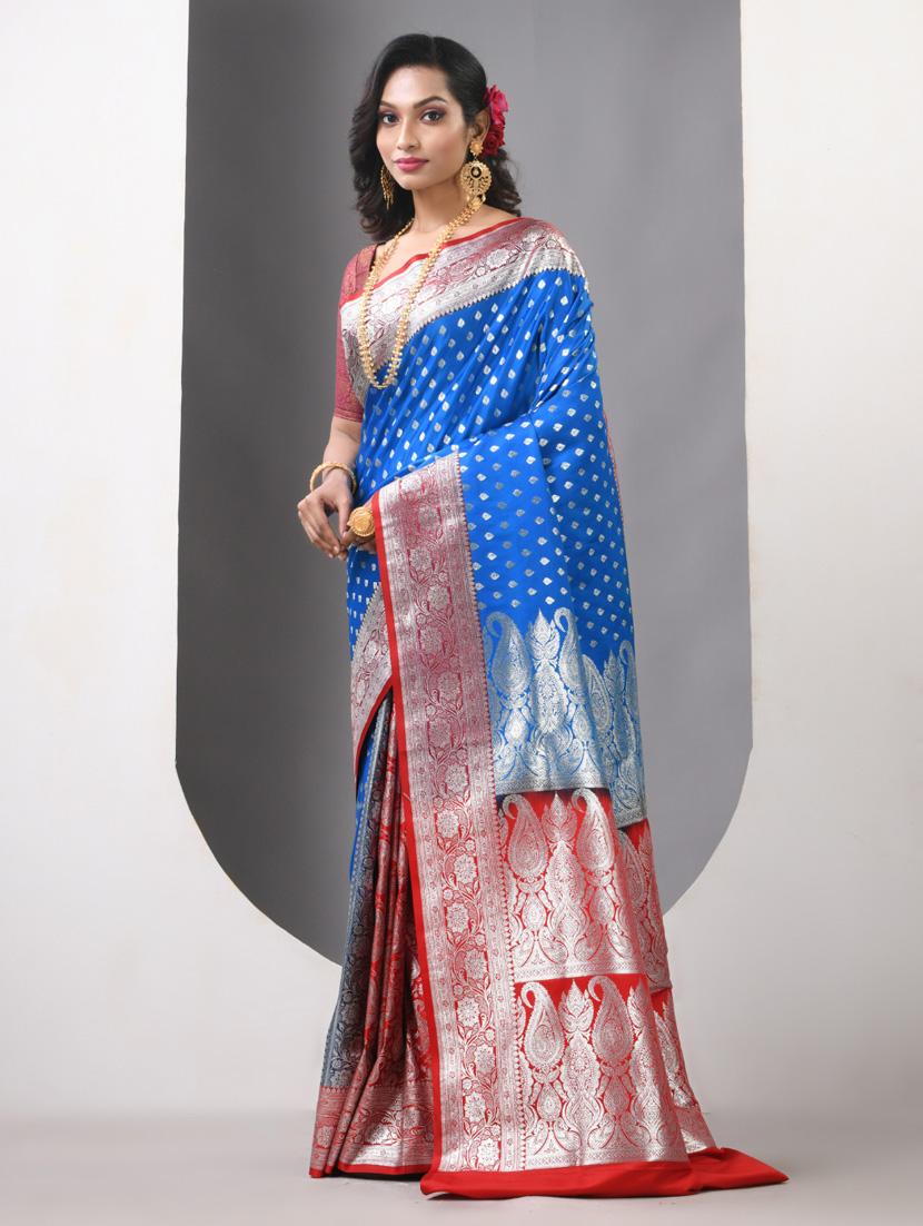 women self design banarasi saree with blouse - 21839659 - Standard Image - 2
