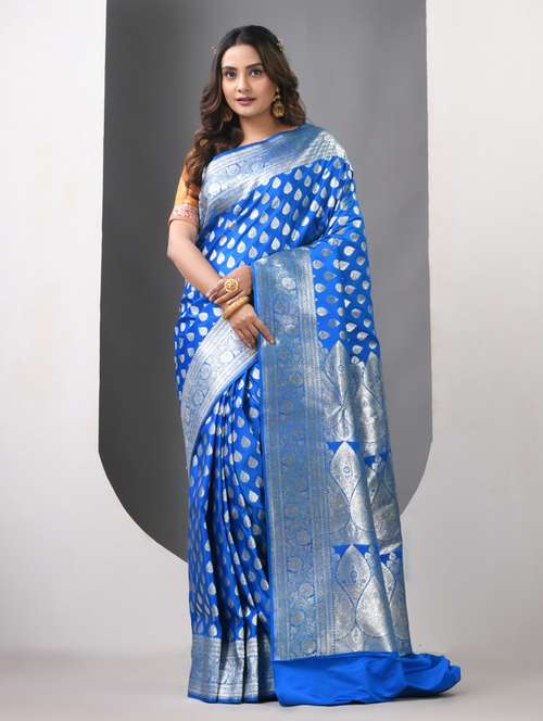 women self design banarasi saree with blouse - 21839662 -  Standard Image - 0