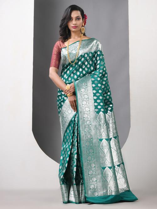 women self design banarasi saree with blouse - 21839665 -  Standard Image - 0