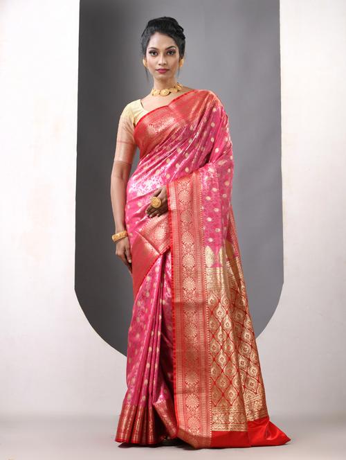 women self design banarasi saree with blouse - 21839669 -  Standard Image - 0