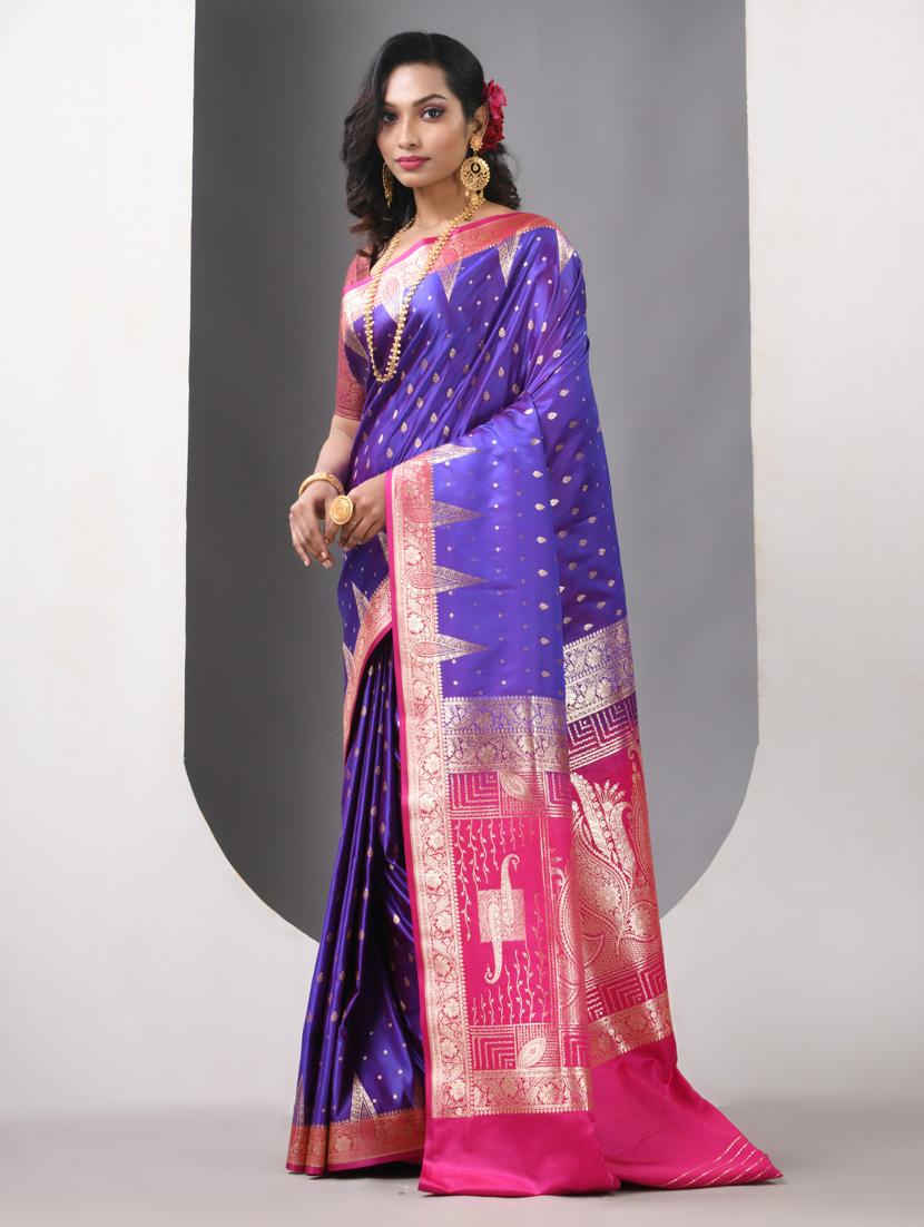 women self design banarasi saree with blouse - 21839683 - Standard Image - 2