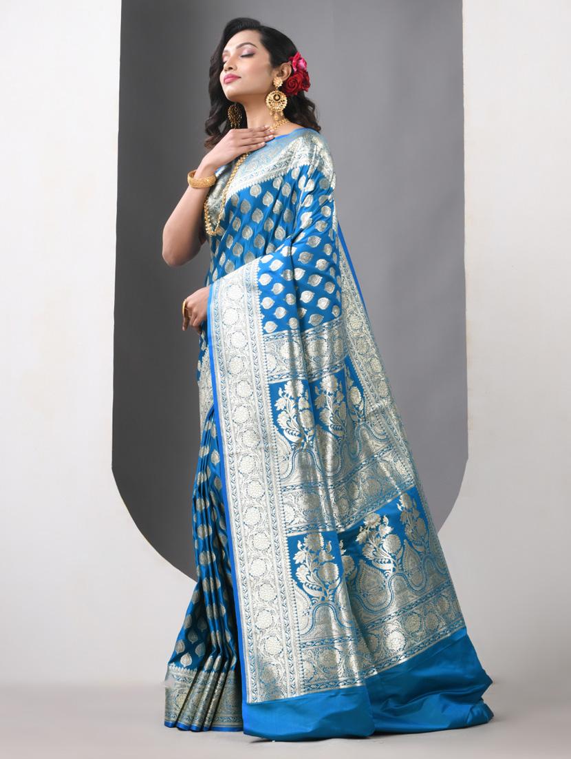 women self design banarasi saree with blouse - 21839701 - Standard Image - 2