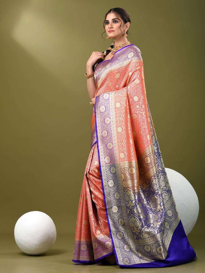 women self design banarasi saree with blouse - 21839706 - Standard Image - 2