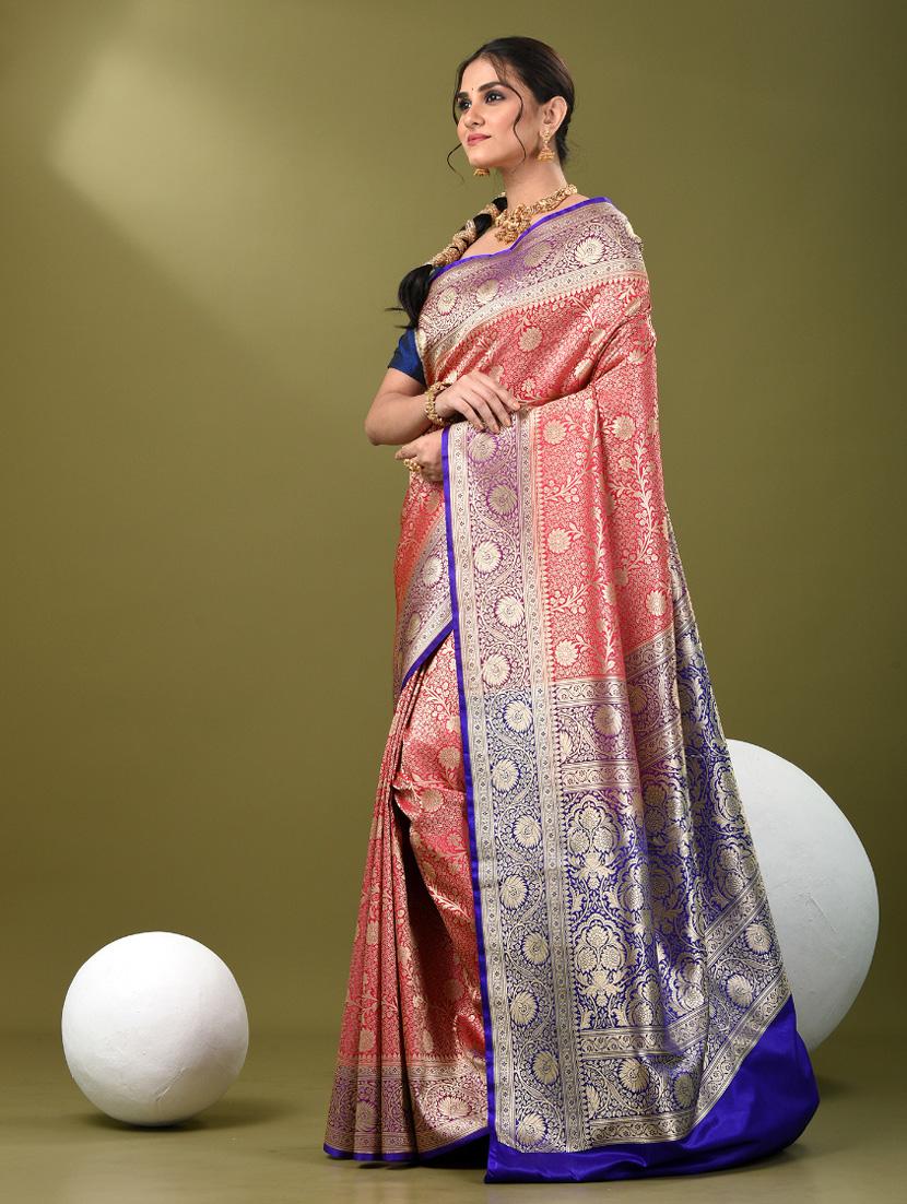 women self design banarasi saree with blouse - 21839707 - Standard Image - 2