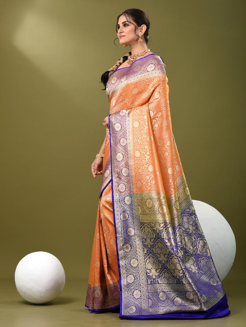 women self design banarasi saree with blouse - 21839710 - Standard Image - 2
