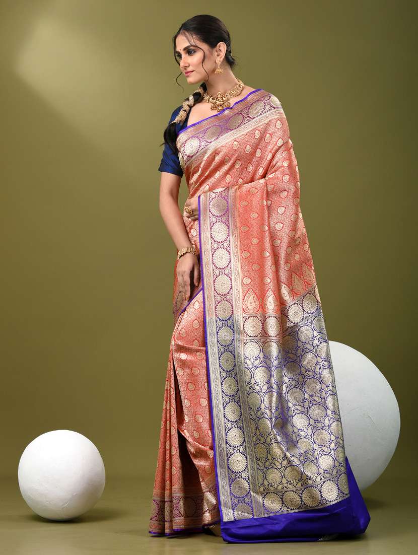 women self design banarasi saree with blouse - 21839712 -  Standard Image - 2