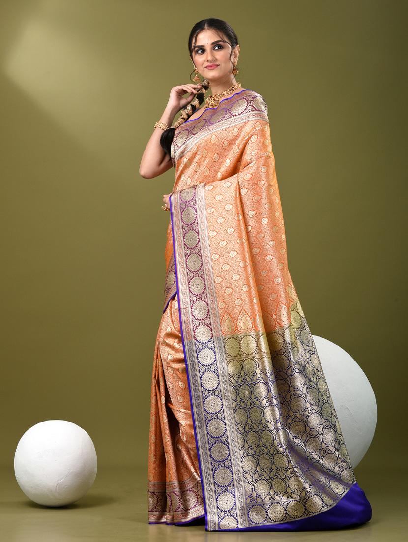 women self design banarasi saree with blouse - 21839713 - Standard Image - 2