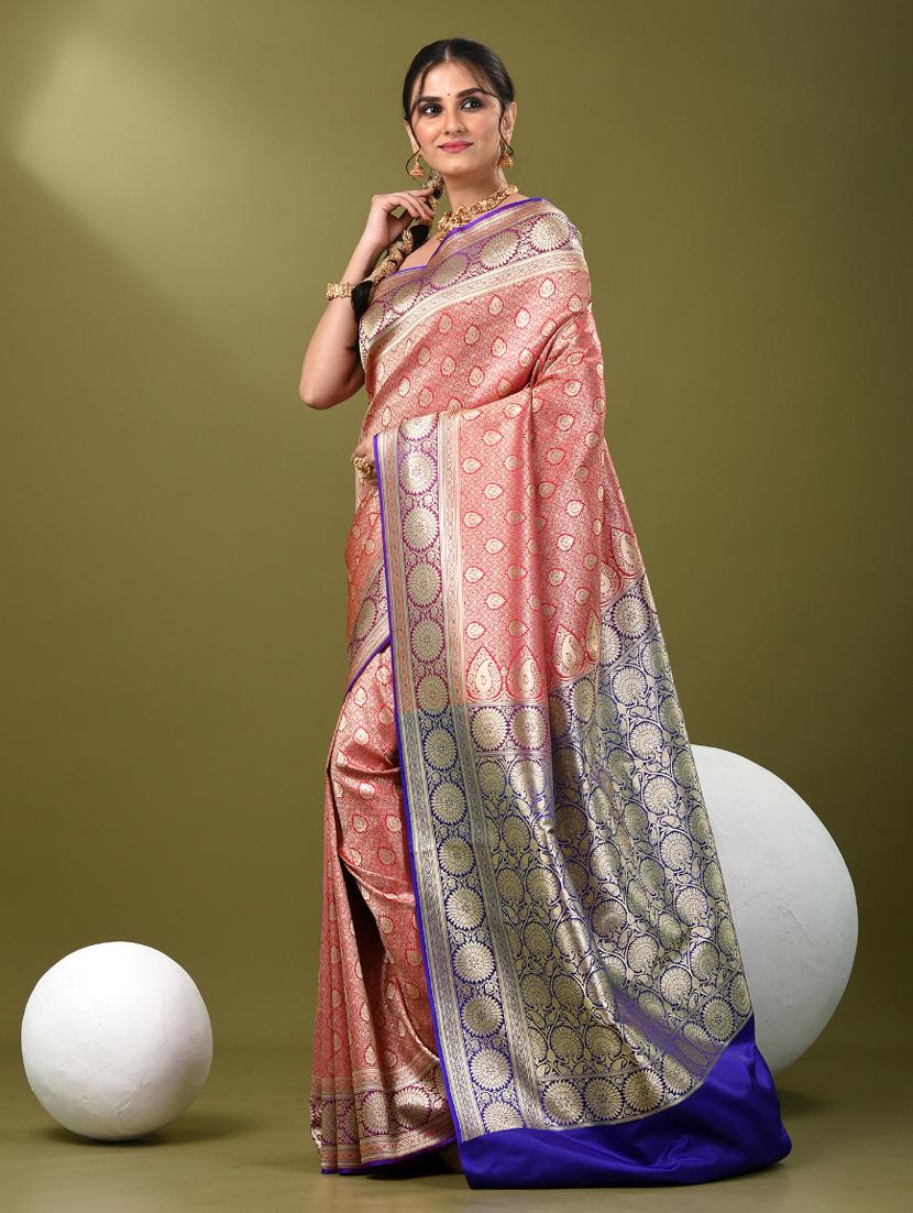women self design banarasi saree with blouse - 21839714 - Standard Image - 2