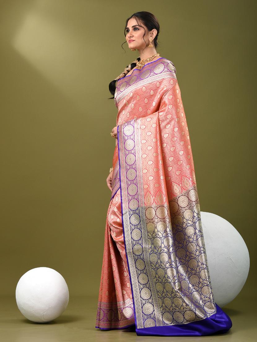 women self design banarasi saree with blouse - 21839715 - Standard Image - 2