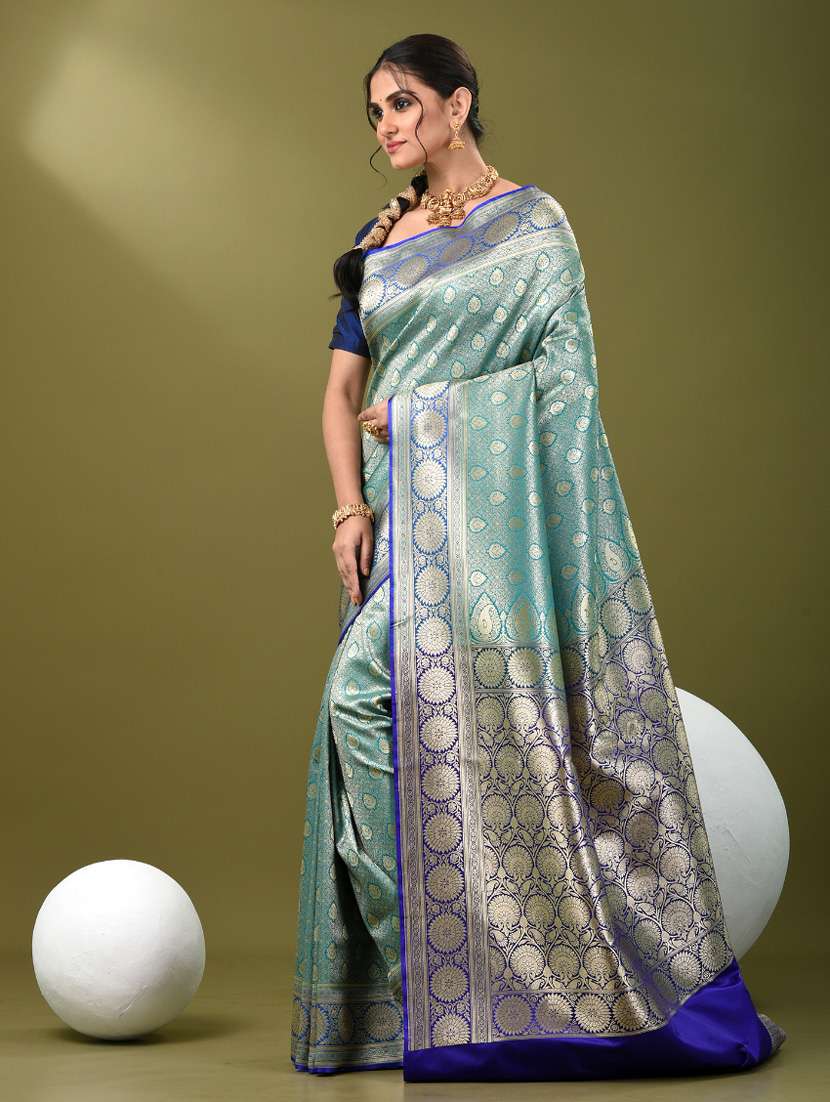 women self design banarasi saree with blouse - 21839716 -  Standard Image - 2