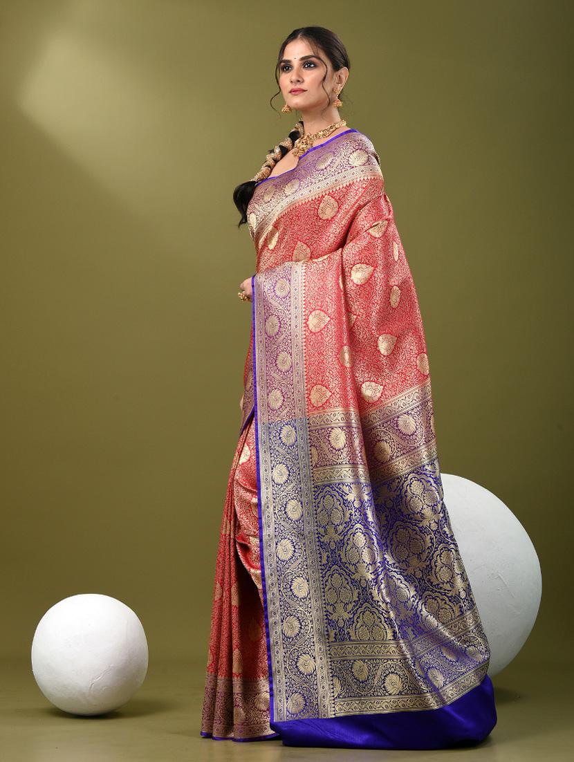 women self design banarasi saree with blouse - 21839718 - Standard Image - 2