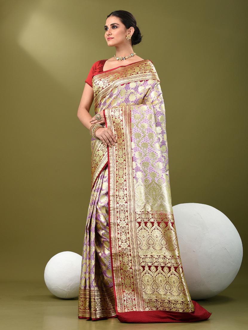 women self design banarasi saree with blouse - 21839734 - Standard Image - 2