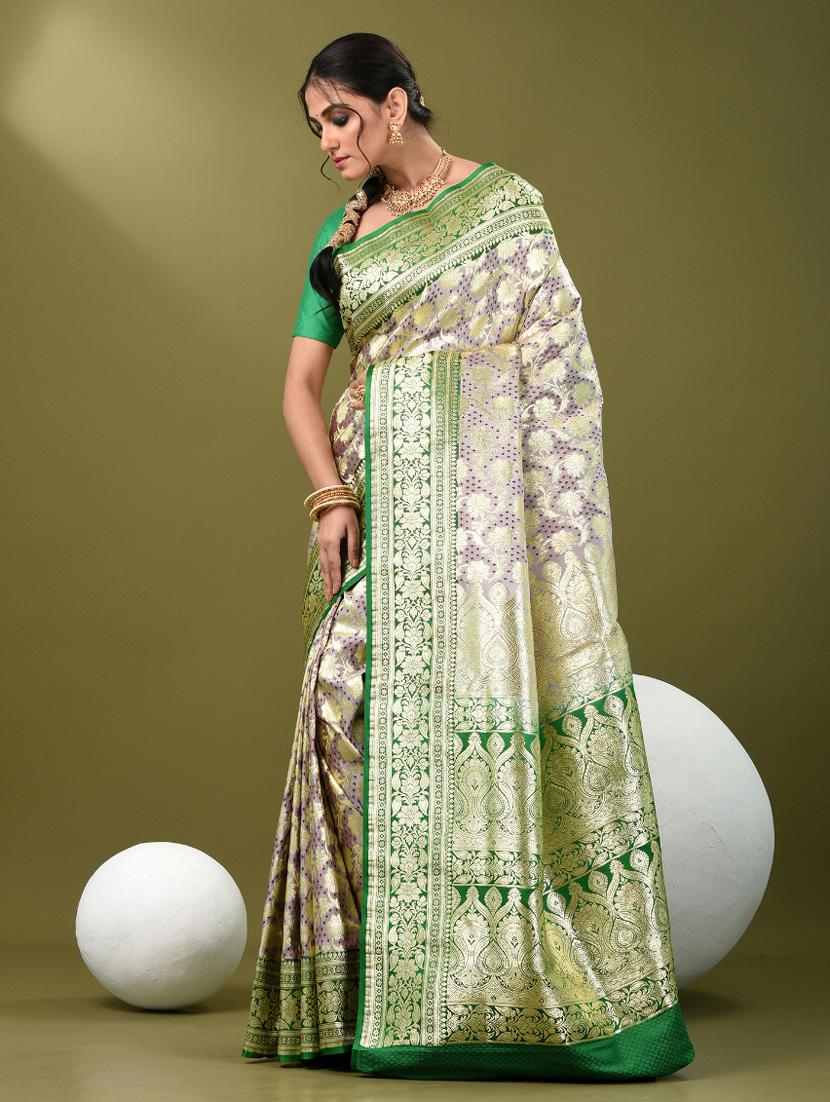 women self design banarasi saree with blouse - 21839736 - Standard Image - 2