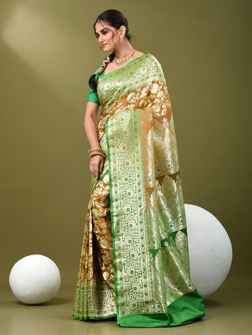 women self design banarasi saree with blouse - 21839743 - Standard Image - 2
