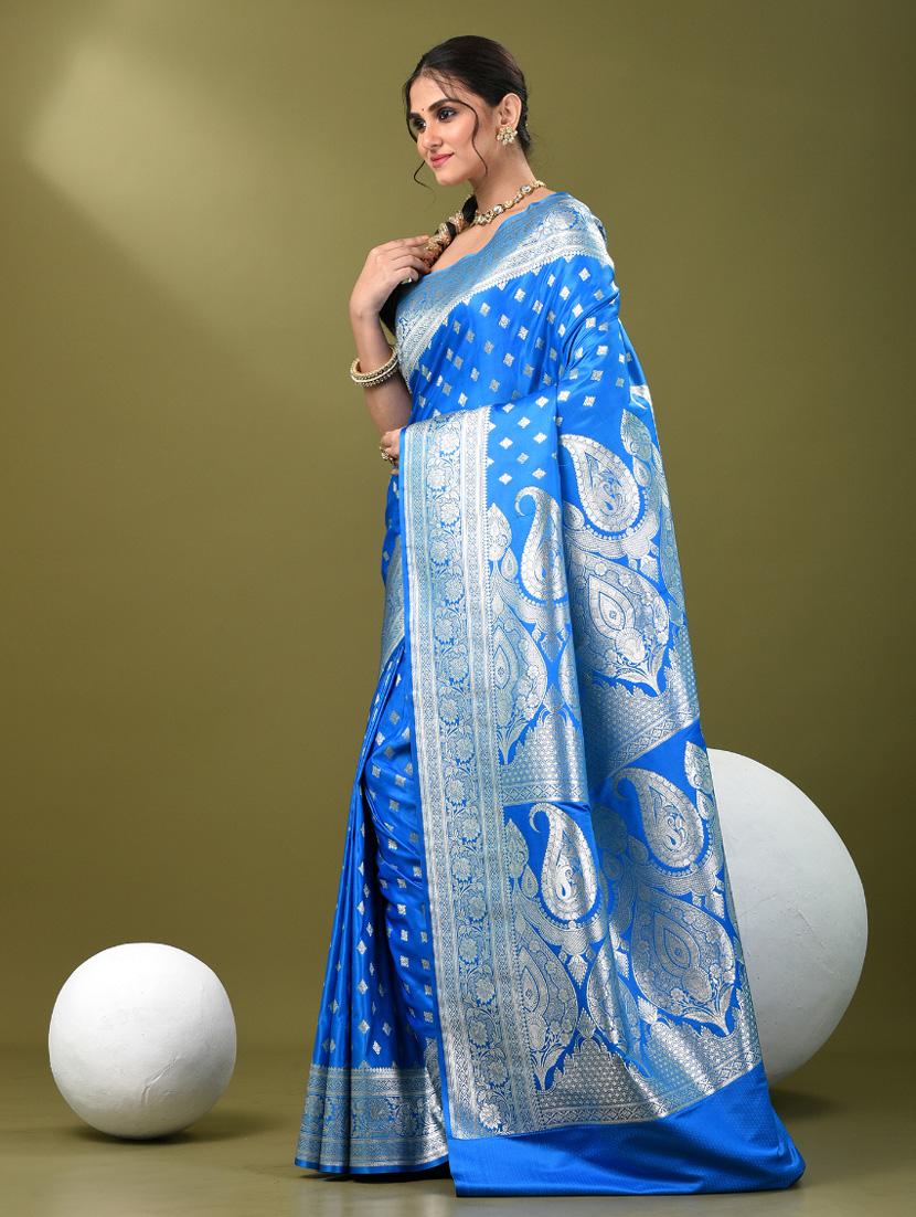 women self design banarasi saree with blouse - 21839744 - Standard Image - 2