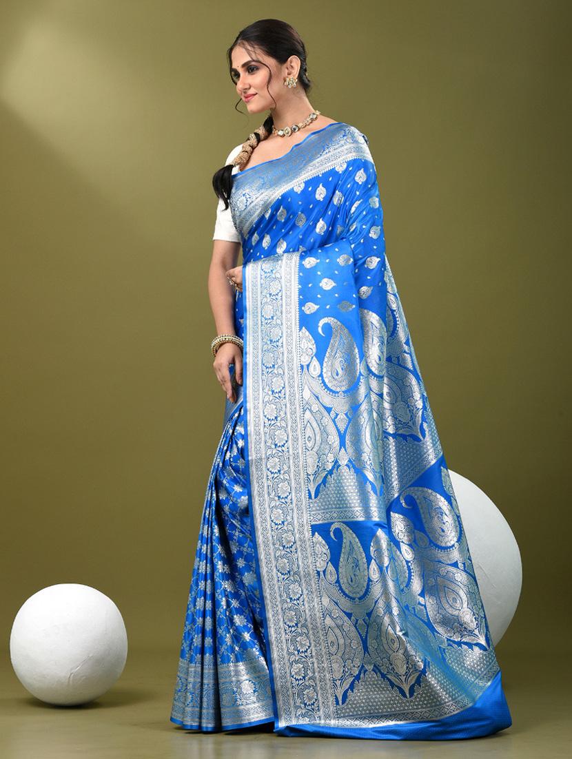 women self design banarasi saree with blouse - 21839753 - Standard Image - 2