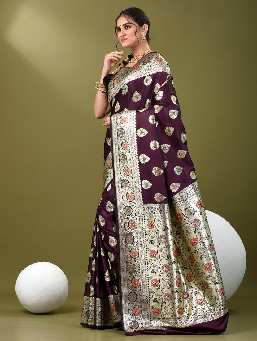 women self design banarasi saree with blouse - 21839758 - Standard Image - 2