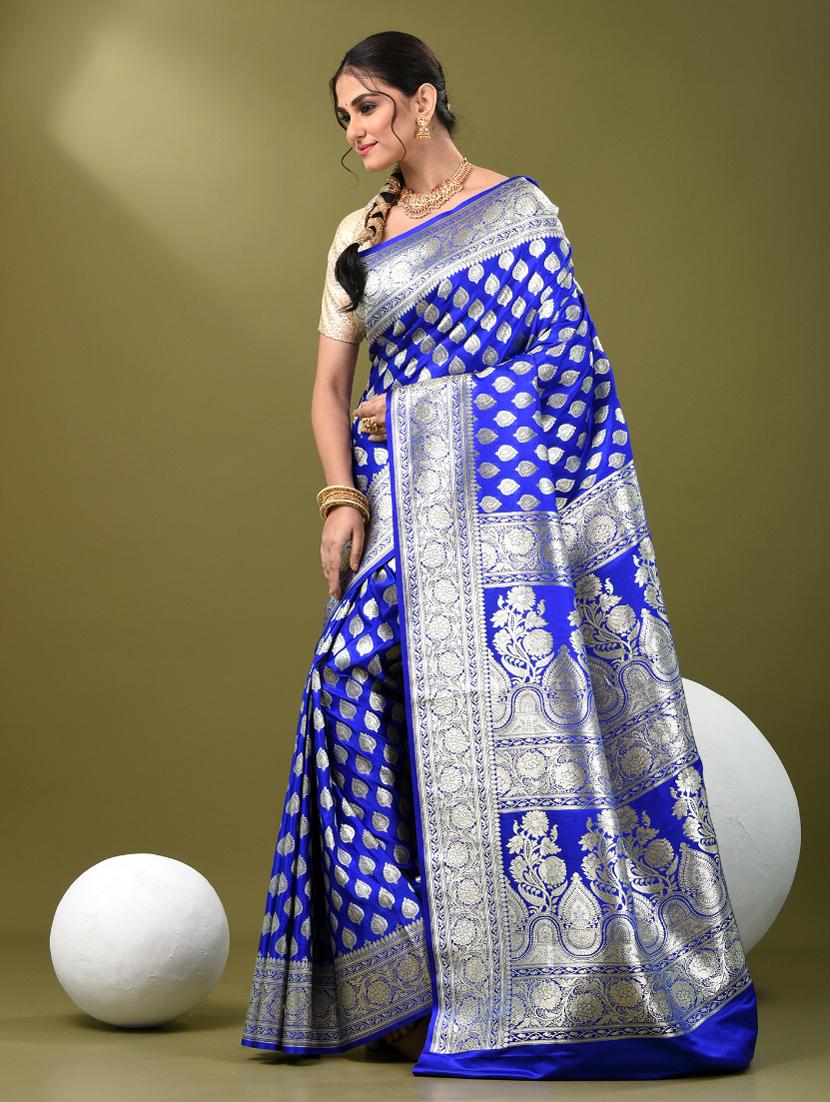 women self design banarasi saree with blouse - 21839764 - Standard Image - 2