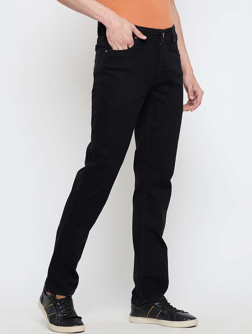 men solid mid rise slim fit jean - 21840065 -  Standard Image - 2