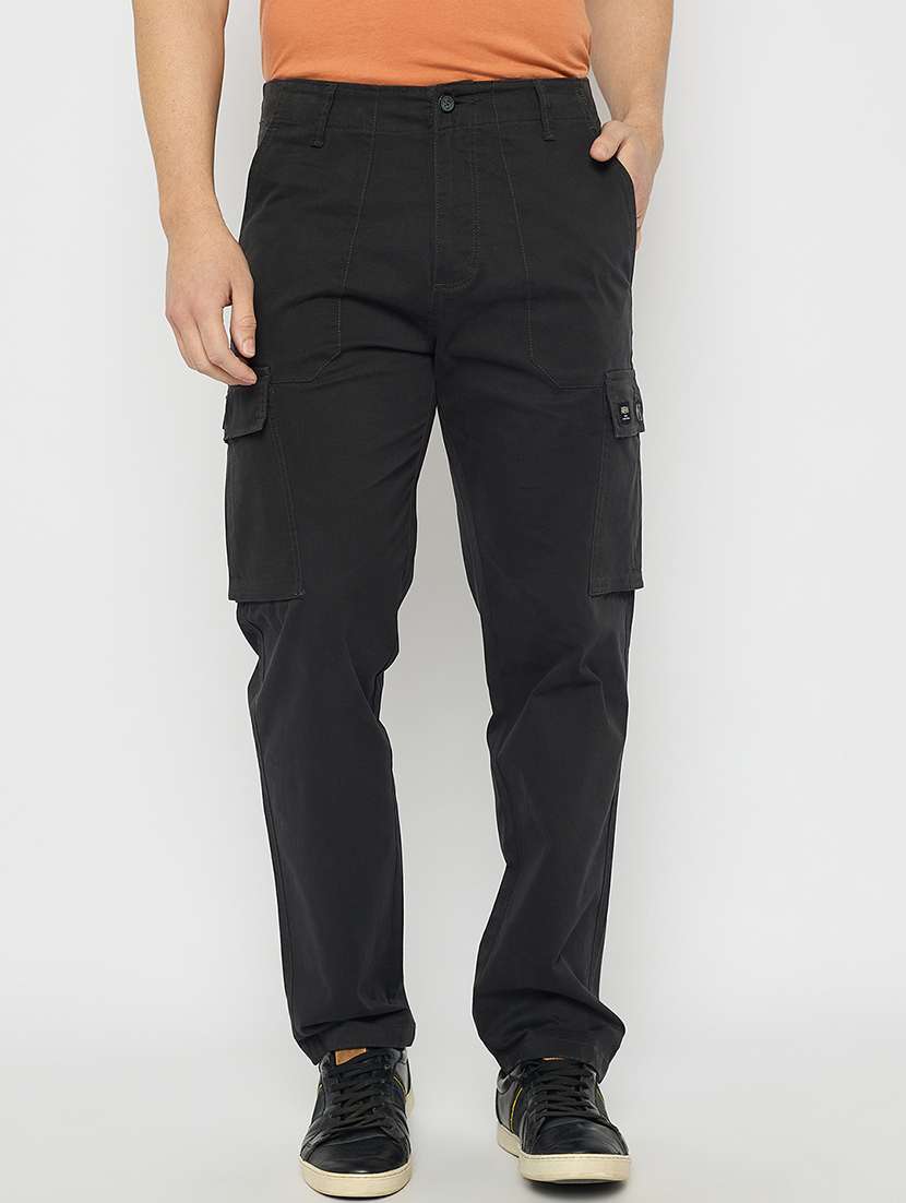 men mid rise full length cargo