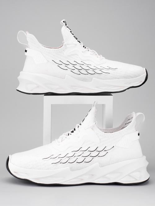 men white lace up sport shoe - 21840557 - Standard Image - 0
