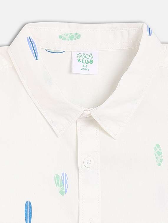 kids collared printed short sleeves t-shirt - 21841083 -  Standard Image - 2