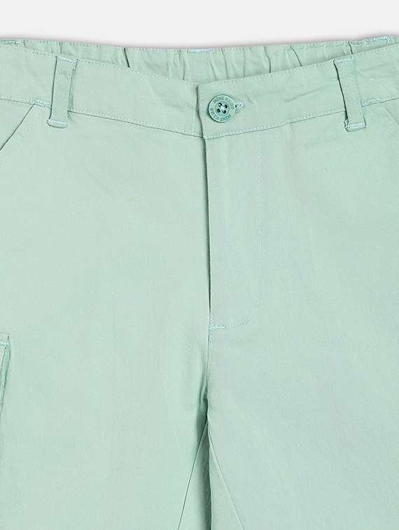 kids solid mid rise cargo shorts  - 21841090 -  Standard Image - 2