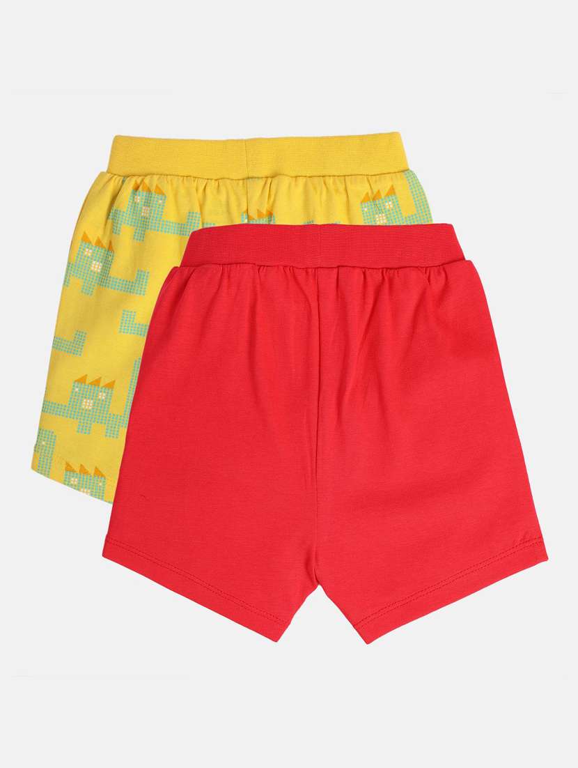 kids pack of 2 printed mid rise shorts  - 21841114 -  Standard Image - 2