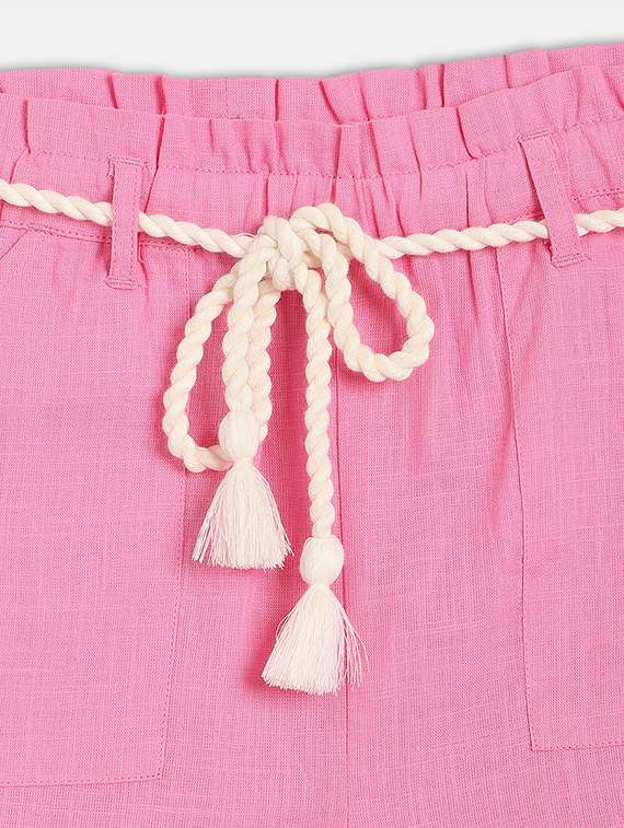 kids solid mid rise shorts  - 21841144 -  Standard Image - 2