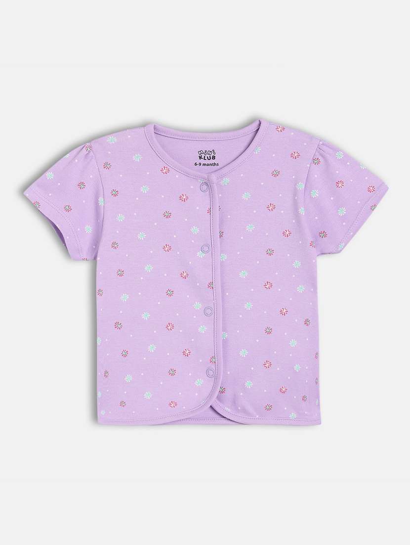 girls pack of 2 printed round neck t-shirt - 21841264 -  Standard Image - 2