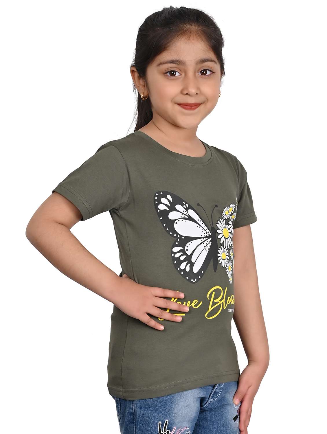 girls graphic printed short sleeve t-shirt - 21841429 - Standard Image - 2