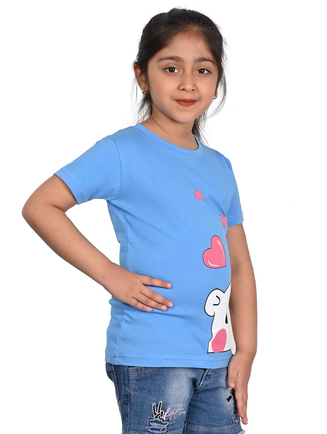 girls graphic printed short sleeve t-shirt - 21841431 -  Standard Image - 2
