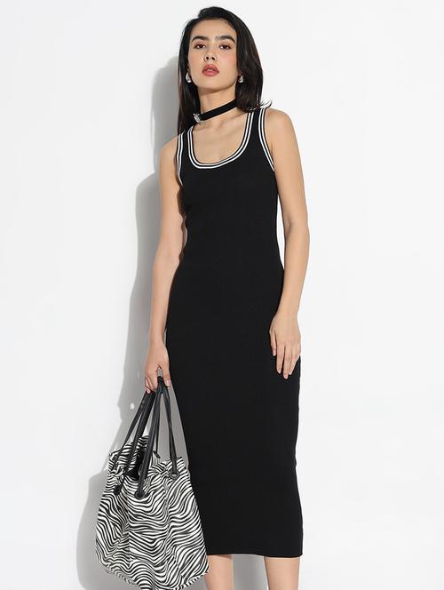 women solid sleeveless bodycon dress - 21841480 - Standard Image - 0