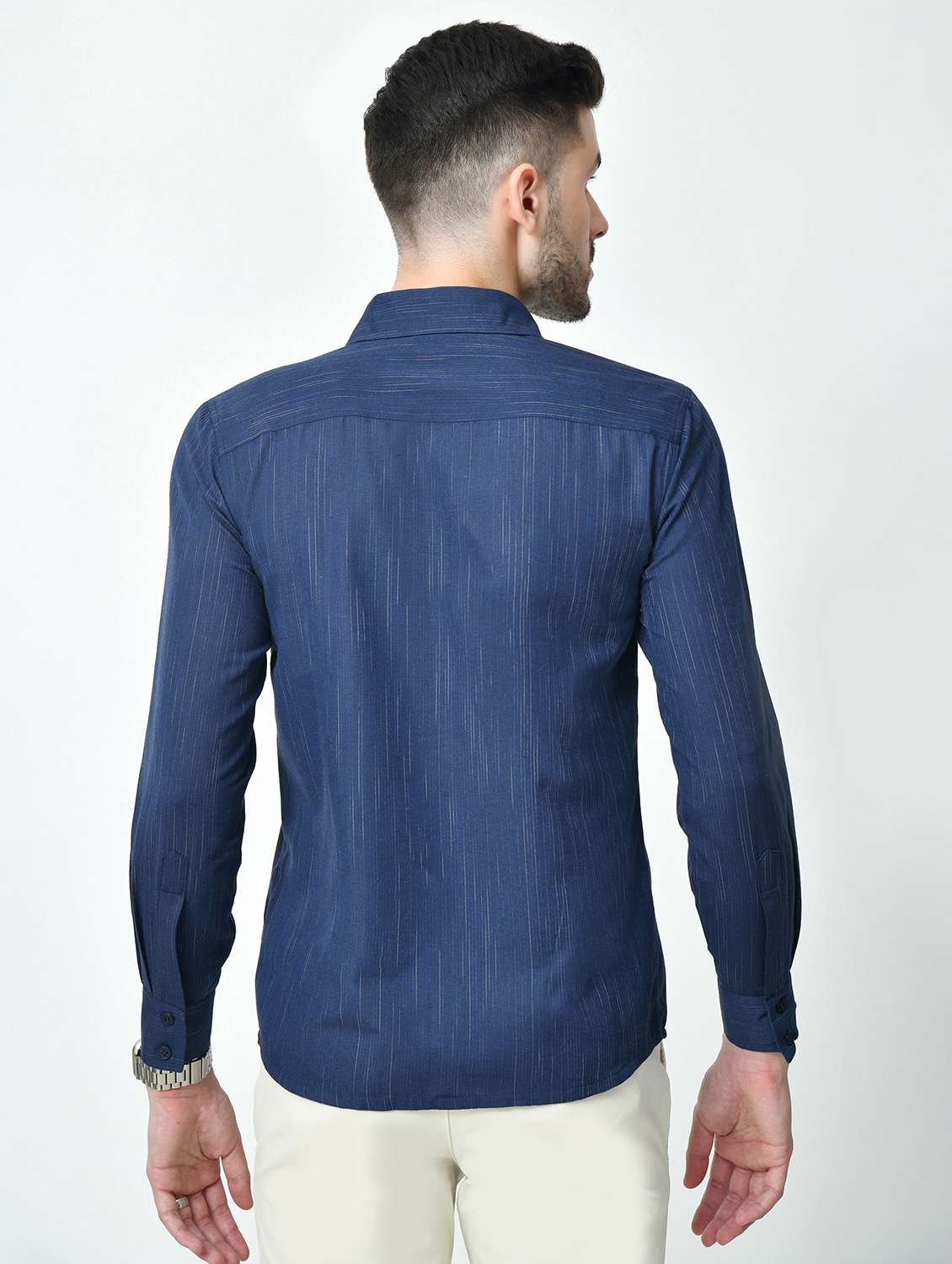 men self design long sleeve regular fit casual shirt - 21841546 -  Standard Image - 2