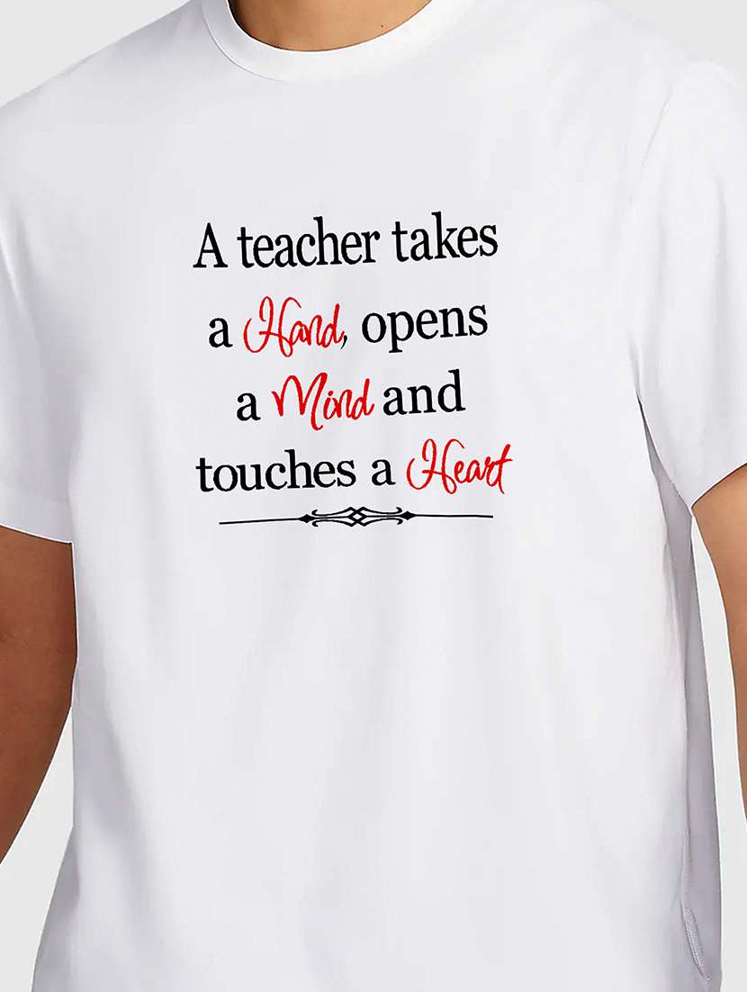 men white front print regular fit t-shirt - 21841557 -  Standard Image - 2