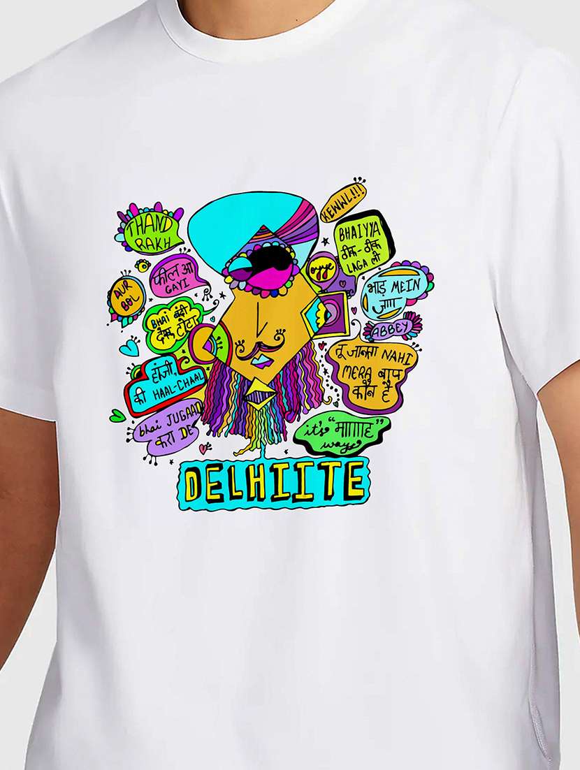 men white round neck regular fit t-shirt - 21841568 -  Standard Image - 2