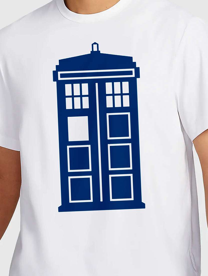 men white round neck regular fit t-shirt - 21841586 - Standard Image - 2
