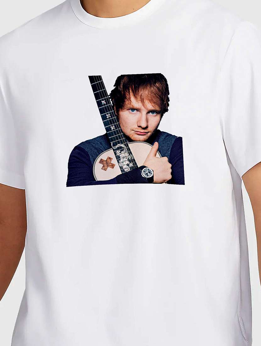 men white round neck regular fit t-shirt - 21841598 -  Standard Image - 2