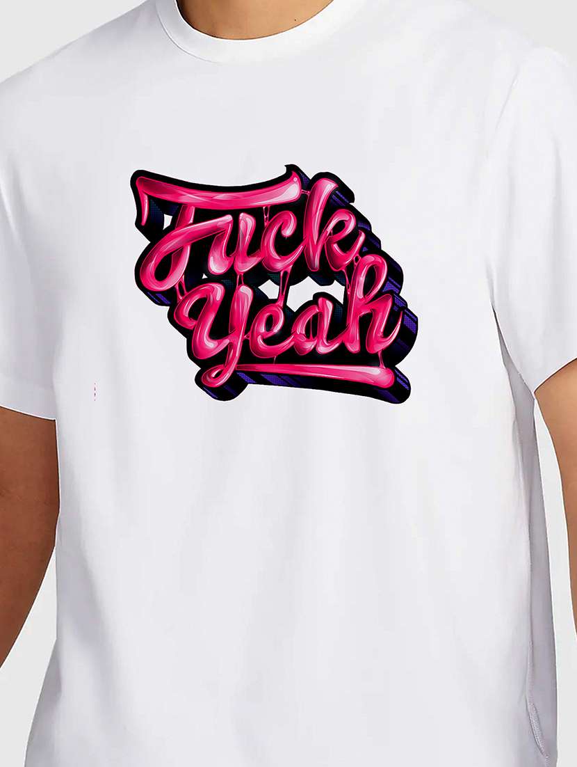 men white round neck regular fit t-shirt - 21841607 -  Standard Image - 2