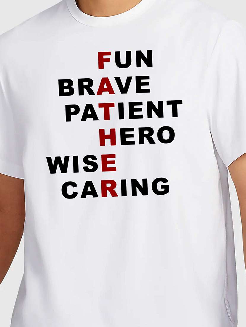 men white round neck regular fit t-shirt - 21841615 -  Standard Image - 2