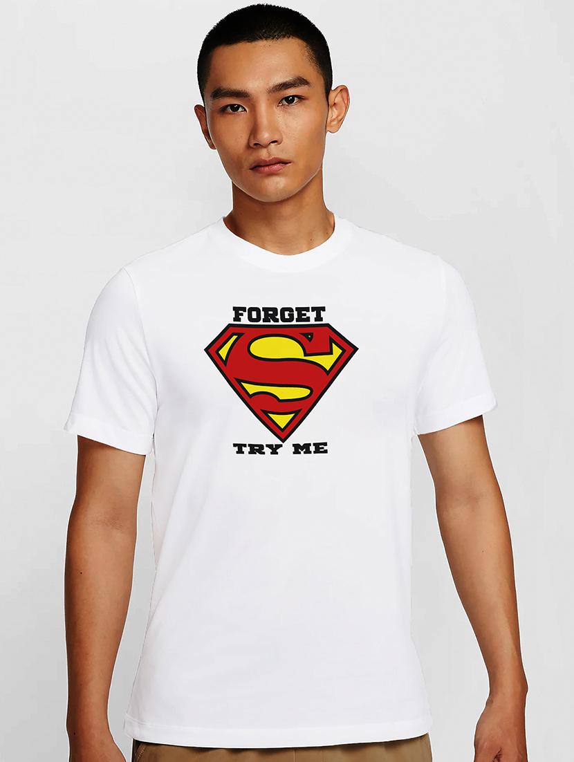 men white round neck regular fit t-shirt - 21841634 -  Zoom Image - 0