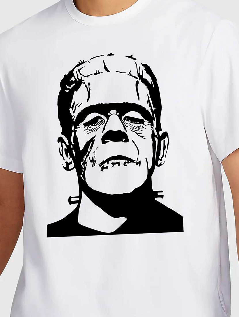 men white round neck regular fit t-shirt - 21841640 -  Standard Image - 2