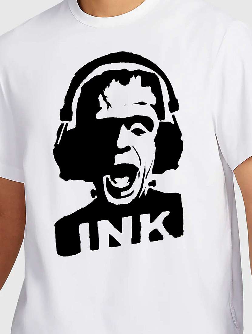 men white round neck regular fit t-shirt - 21841643 -  Standard Image - 2