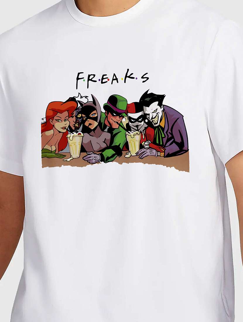 men white round neck regular fit t-shirt - 21841646 -  Standard Image - 2