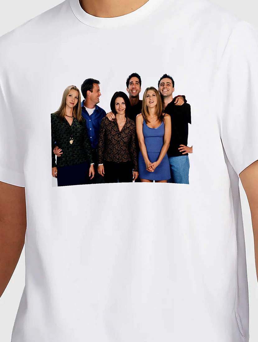 men white round neck regular fit t-shirt - 21841656 -  Standard Image - 2