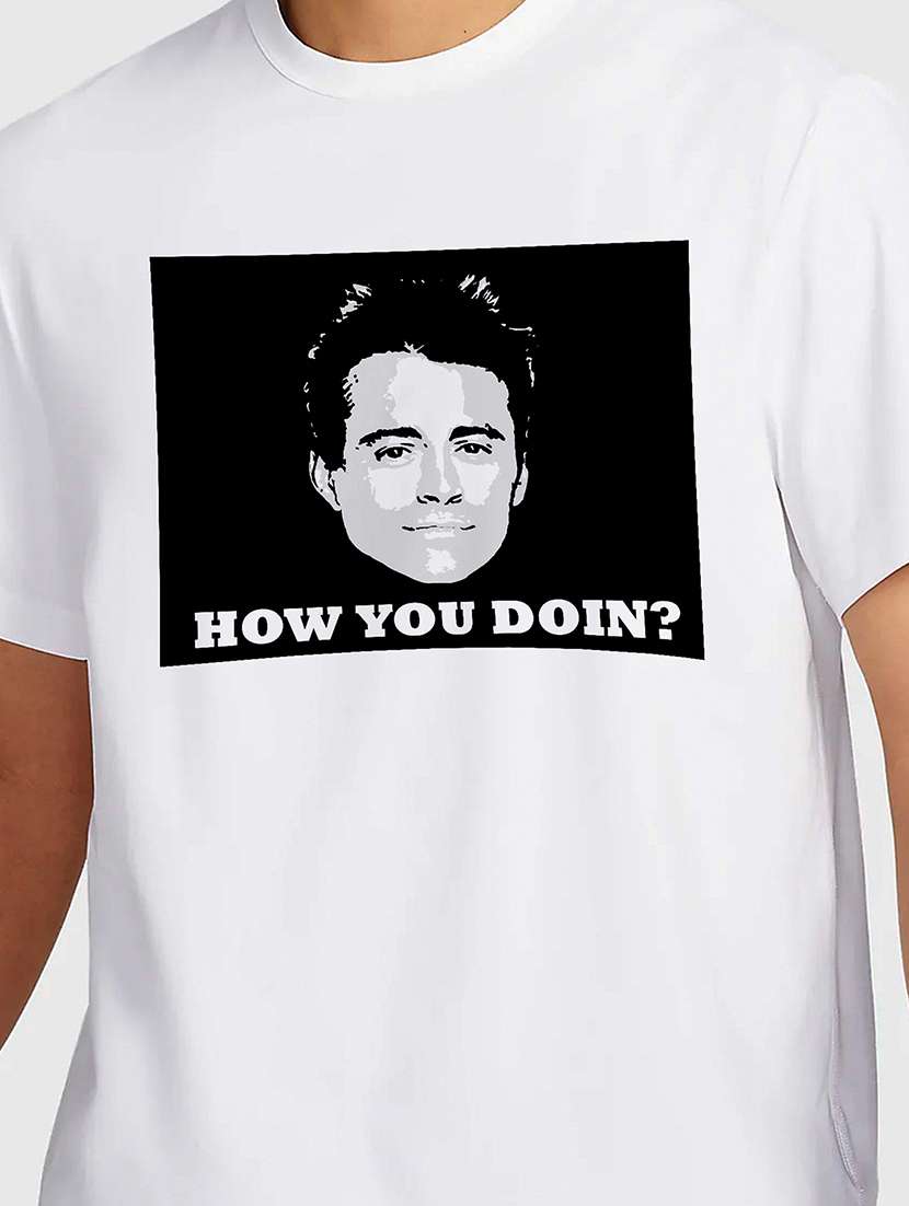 men white round neck regular fit t-shirt - 21841670 - Standard Image - 2