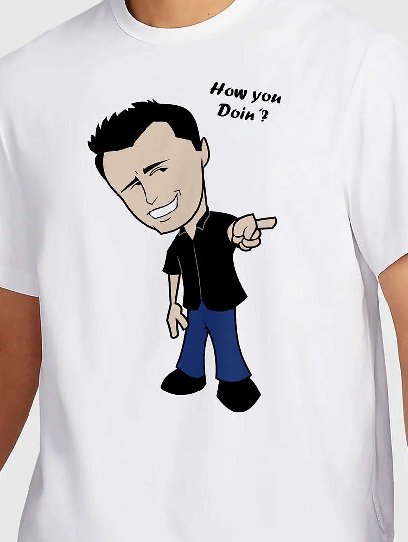 men white round neck regular fit t-shirt - 21841671 -  Standard Image - 2